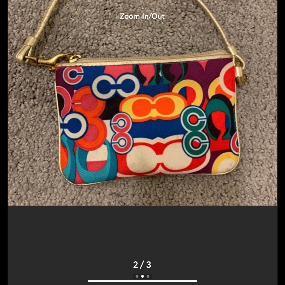 Coach Poppy Limited Edition Wristlet - Picture 3 of 6